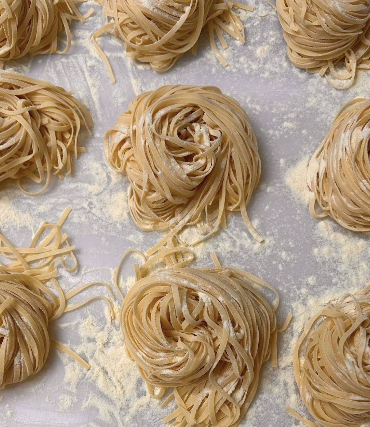 Traditional fresh pasta