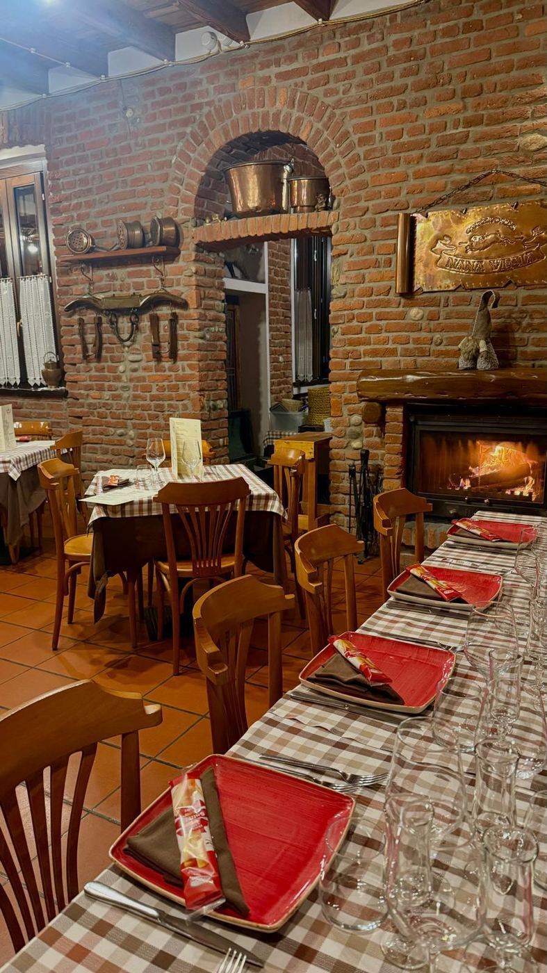Inside an osteria